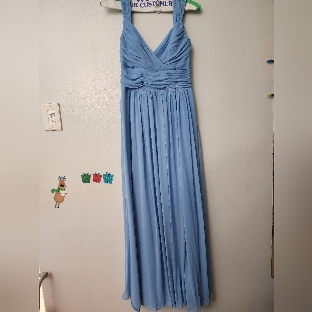 After Six Bridesmaid Dress Size 10 Windsor Blue
